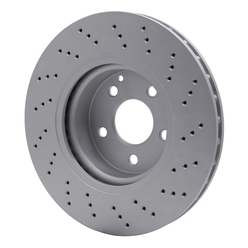 Mercedes-Benz SL500 Brake Rotor (1) - Front - R1 Concepts - GeoSPEC Coated Rotor - Drilled - `05-`06